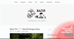 Desktop Screenshot of majormike.us